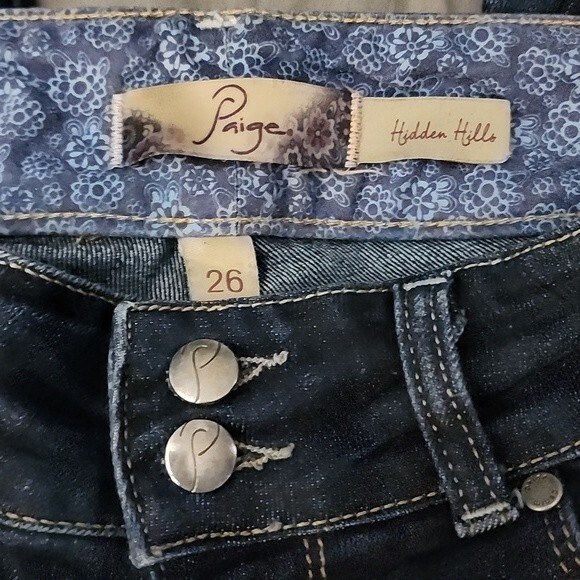 Paige Hidden Hills Jeans Size 26 - Picture 14 of 16